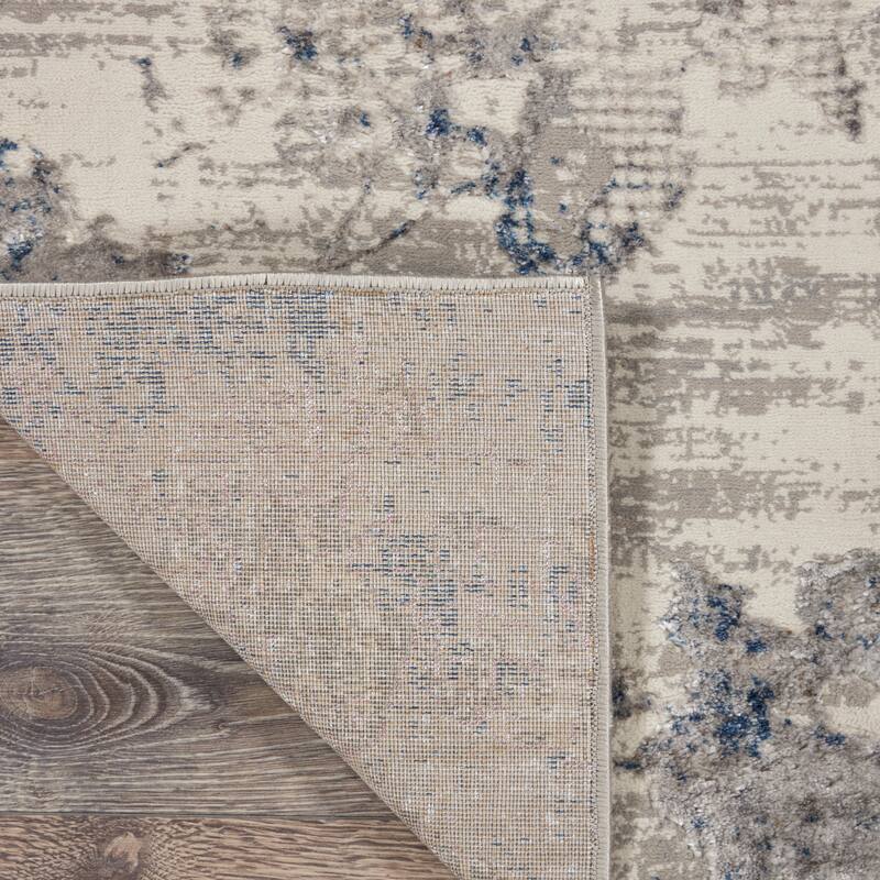 Royal Terrace Floral Abstract Contemporary Area Rug