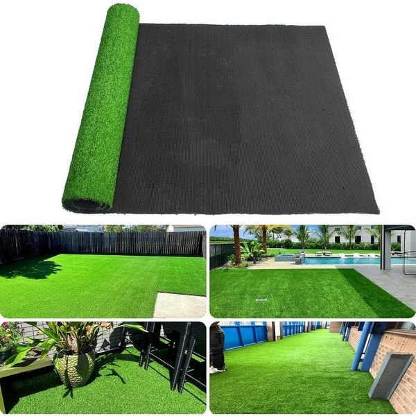 slide 2 of 26, Premium Artificial Turf w/Durable Rubber Backing 3ft×16ft