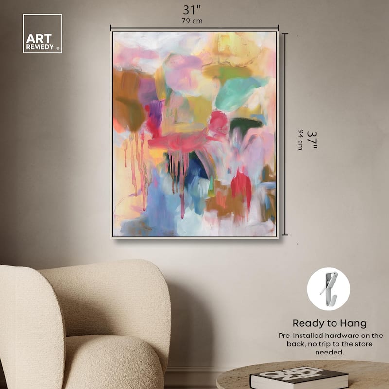 Art with Bold Colors Canvas by Art Remedy