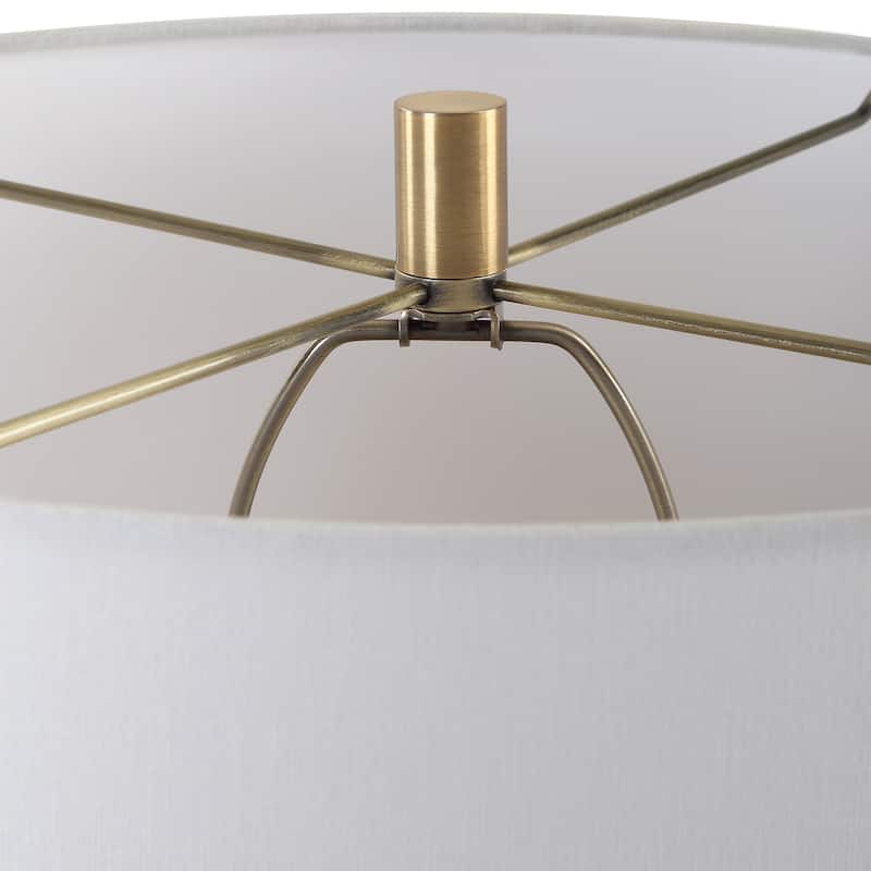 Uttermost Nocturnal Black Table Lamp - 34.5'' H X 18'' W X 18'' D