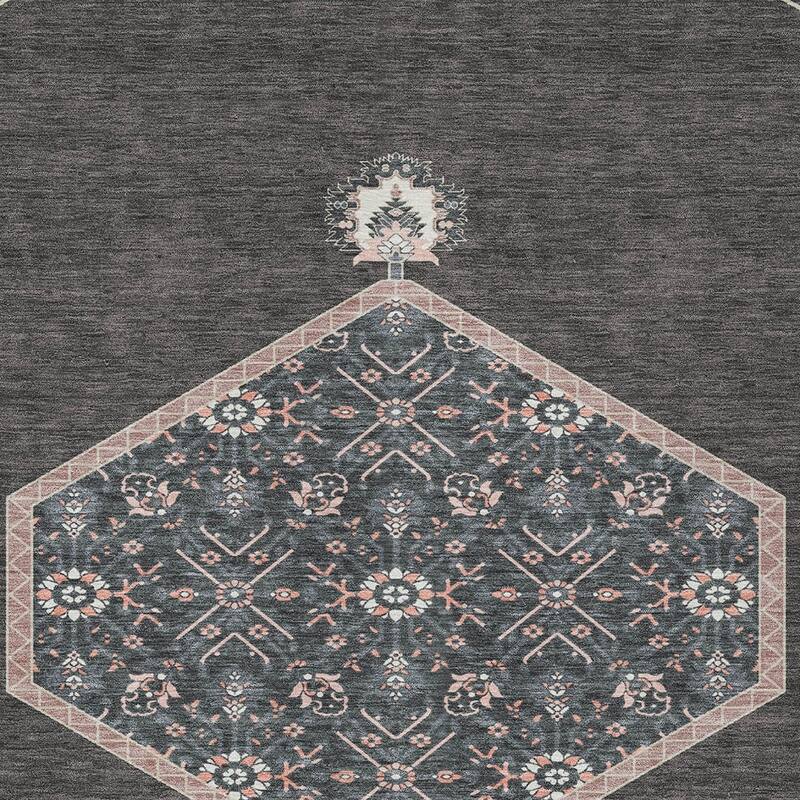 HomeRoots Oriental Traditional Rectangle Outdoor Rug