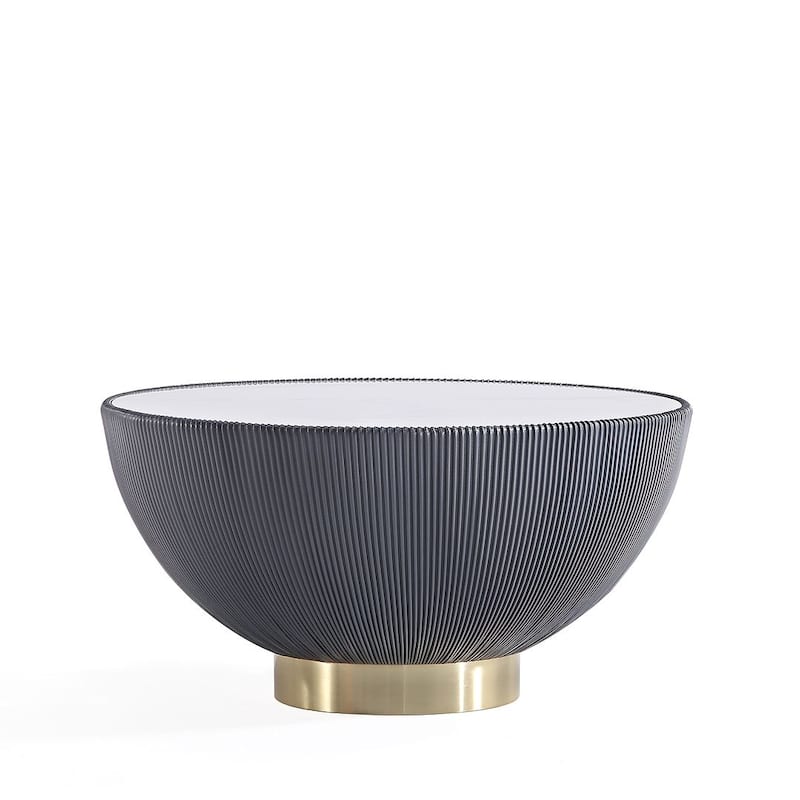 Manhattan Comfort Modern Anderson Upholstered Coffee Table