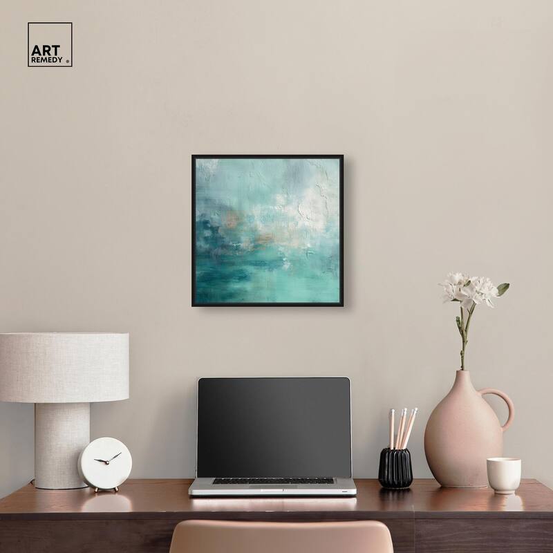 Green Blue I Canvas by Art Remedy