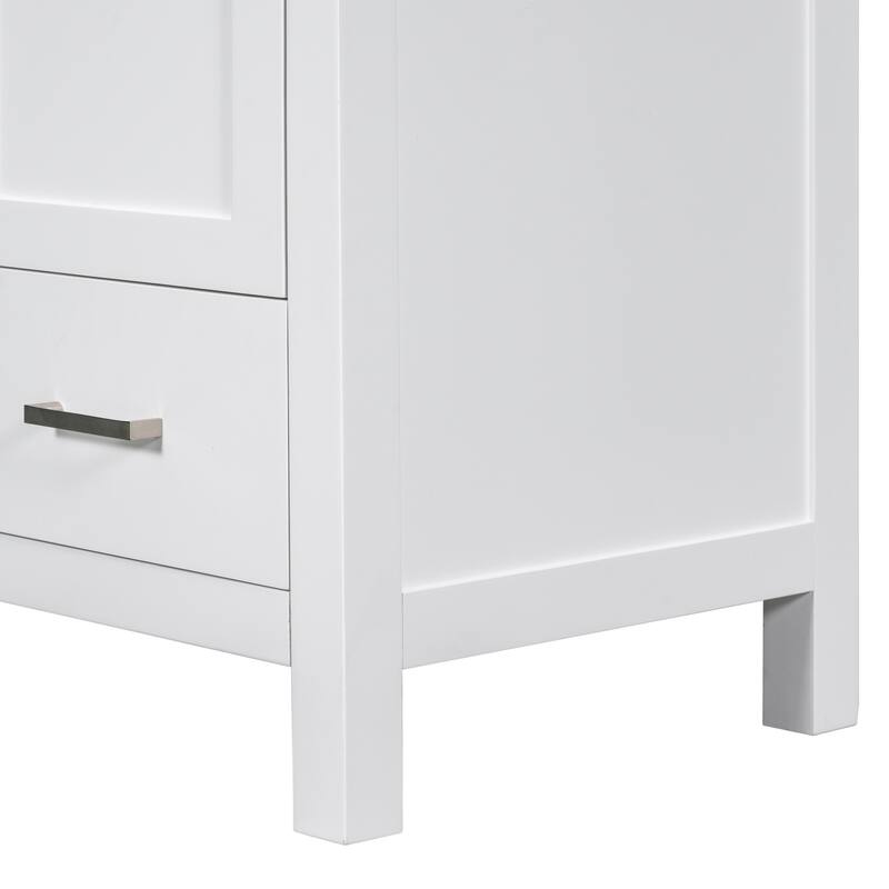 30 inch MDF Freestanding Bathroom Vanity without Top with Soft-Close Drawer