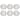 Abode Homewares Bamboo Rim NewWave Melamine Dinner Plate - White - 10.5" - Set of 6