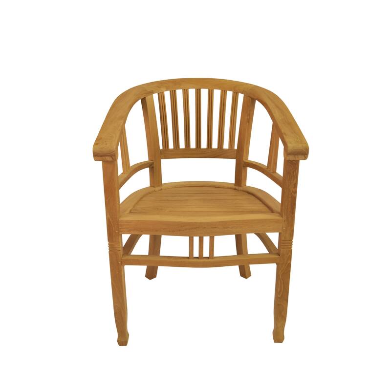 Captain Teak Outdoor Dining Chair - N/A