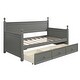 preview thumbnail 4 of 16, Twin Size Stable and Classic Bed Frame Daybed with Three Drawers, No Box Spring Needed,Underbed Storage