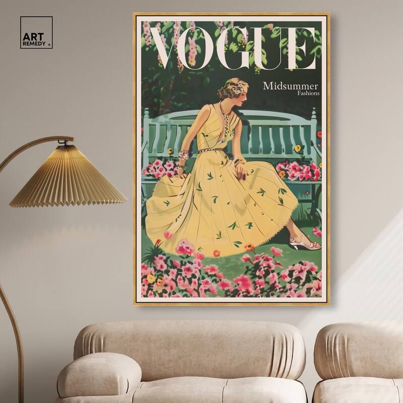 Midsummer Fashion Cover Canvas by Art Remedy