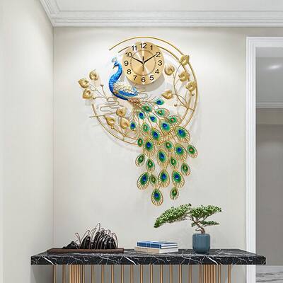 European Style Wall Clock Digital Luxury 3D Crystal Clock
