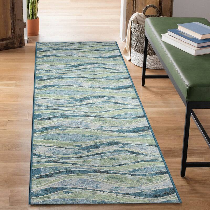 Liora Manne Marina Wave Indoor/Outdoor Area Rug
