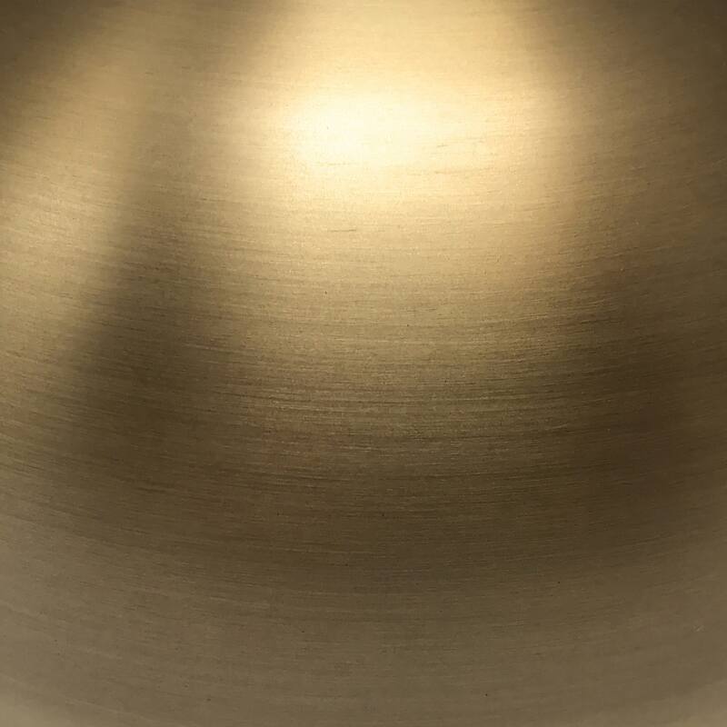 Metal Arched Table Lamp with Clear Glass Dome Shade and LED Bulb