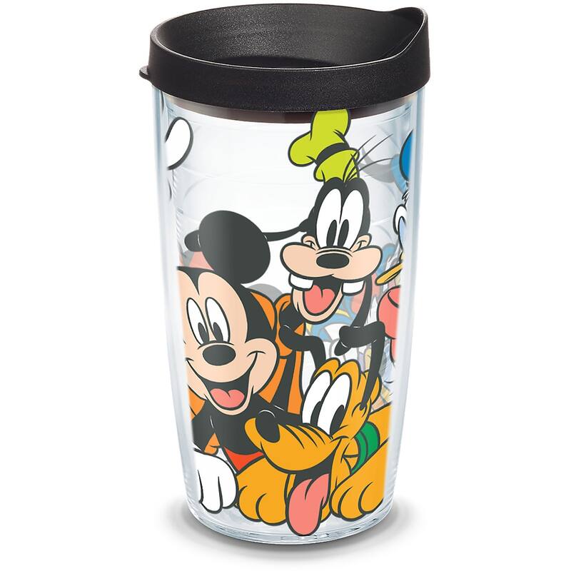 Tervis Disney Mickey Group Made in USA Double Walled Insulated Travel Tumbler, Classic - 16oz