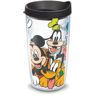 Tervis Disney Mickey Group Made in USA Double Walled Insulated Travel Tumbler, Classic