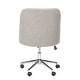 preview thumbnail 4 of 6, SAFAVIEH Evelynn Tufted Chrome Leg Swivel Adjustable Office Chair - 24" x 21.6" x 34.5"