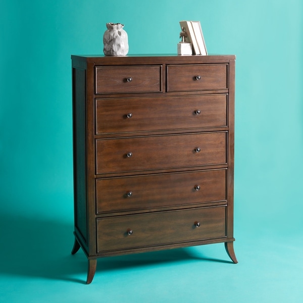 SAFAVIEH Couture Tobias 6Drawer Tall Dresser Overstock 33302583