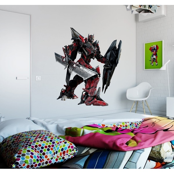 Transformer wall outlet stickers