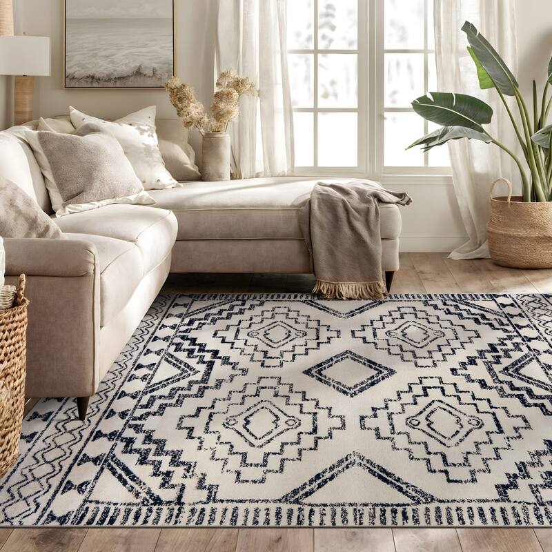 World Rug Gallery Transitional Bohemian Area Rug
