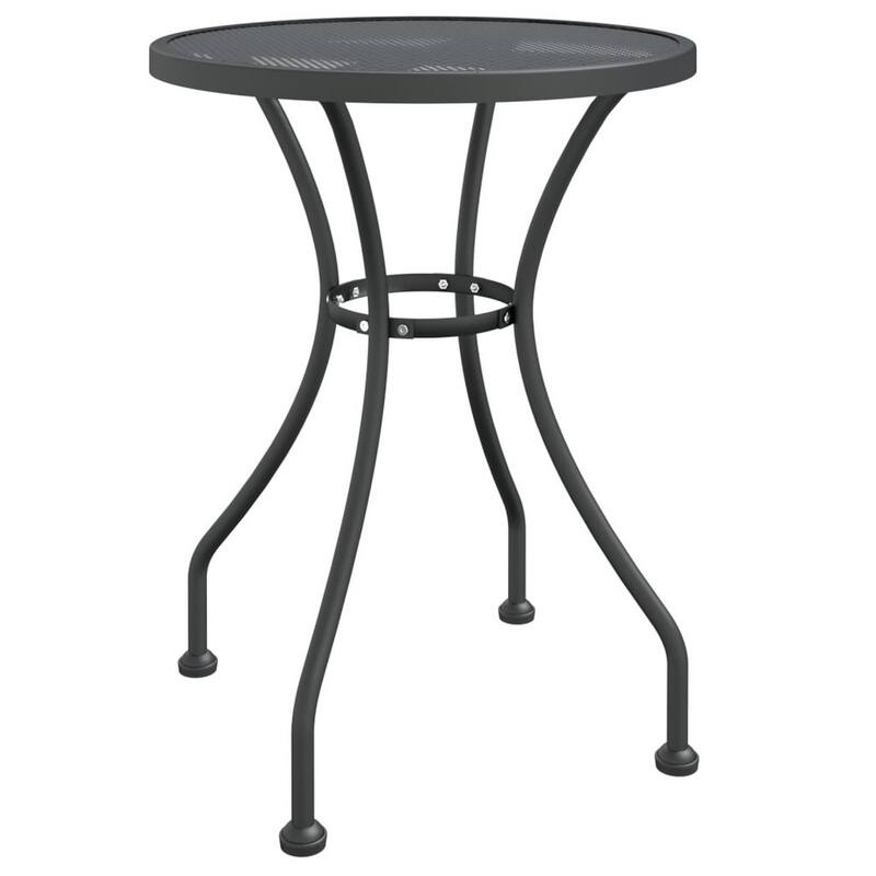 Yoko 5pc Outdoor Breakfast Dining Bistro Set, Gray, Folding Metal