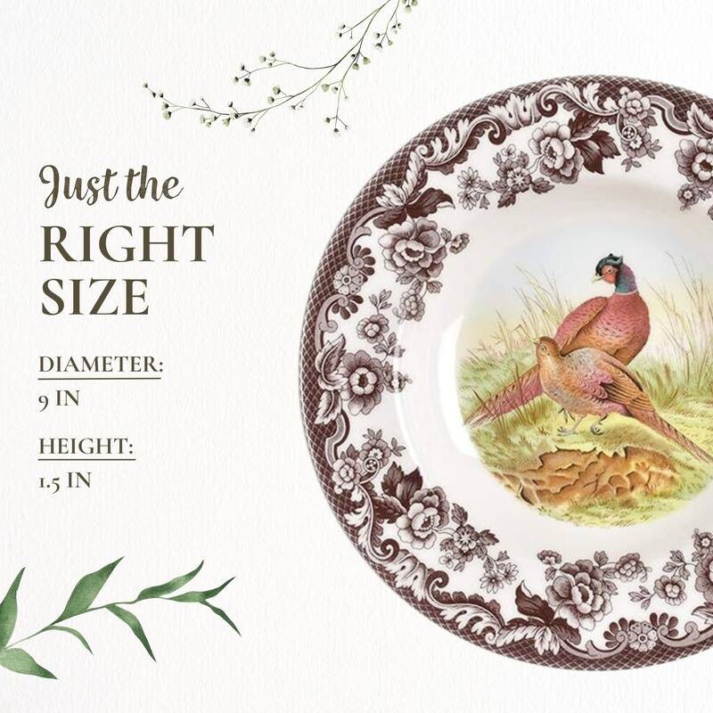 Spode Woodland Soup Plate