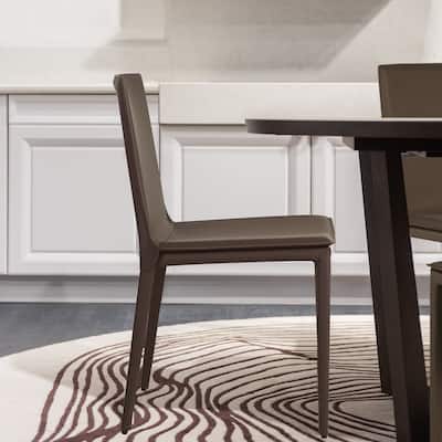 Hilton (Single) Modern Leather Upholstered Dining Chair