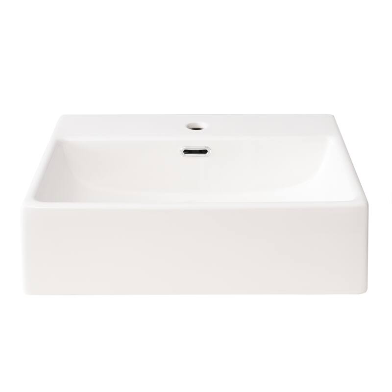 20-Inch Blue Bathroom Vanity with Ceramic Sink, Soft-Close Door & Ample Storage for Small Spaces - 15.16in L Solid Wood+MDF