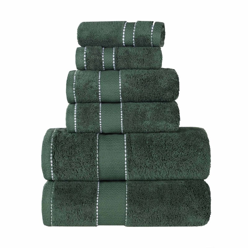 Superior Niles Cotton Ultra-Plush Absorbent 6 Piece Towel Set