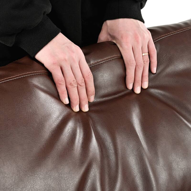 Comfortable Mid-Century Modern 3-Seat Sofa with Stylish Detailing for Home