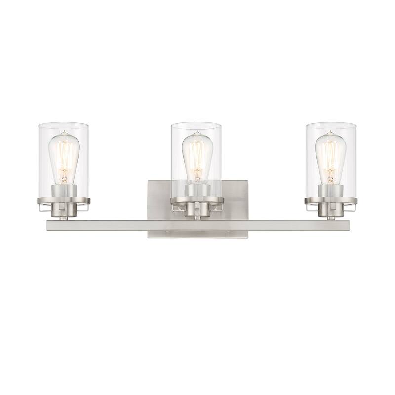 Jedrek 3 Light Bath - brushed nickel