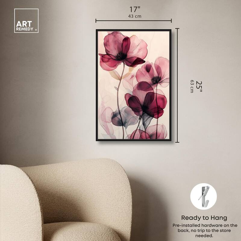 Filigree Flora I Canvas by Art Remedy