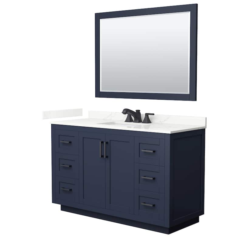 Wyndham Collection WCF292954S-QTZ-US3M46 Miranda 54" Free Standing