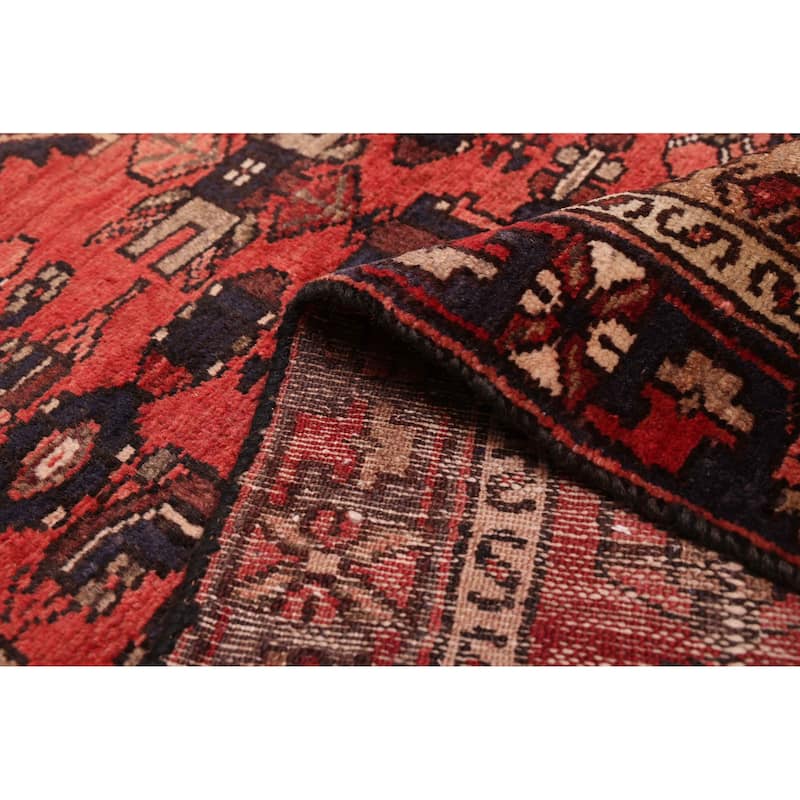 ECARPETGALLERY Hand-knotted Andelz Red Wool Rug - 3'1 x 10'1