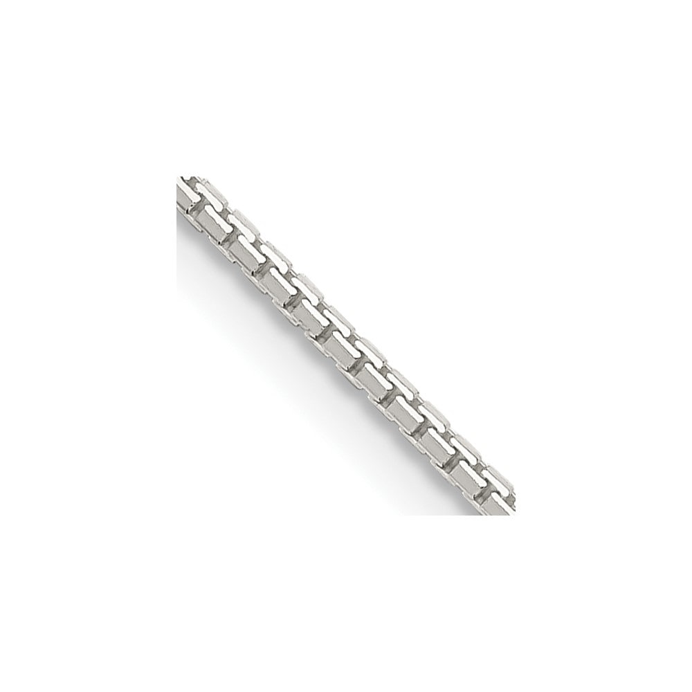 28-36 925 Sterling Silver 1.15mm 8 Sided Diamond-cut Box Chain Necklace 28-36 925 Sterling Silver 1.15mm 8 Sided Diamond-cut Box Chain Necklace
