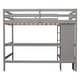 preview thumbnail 14 of 24, Full and Twin Size L-Shaped Metal Bunk Bed with Slide and Short Ladder, 4 Beds in 1 for Family or Guests