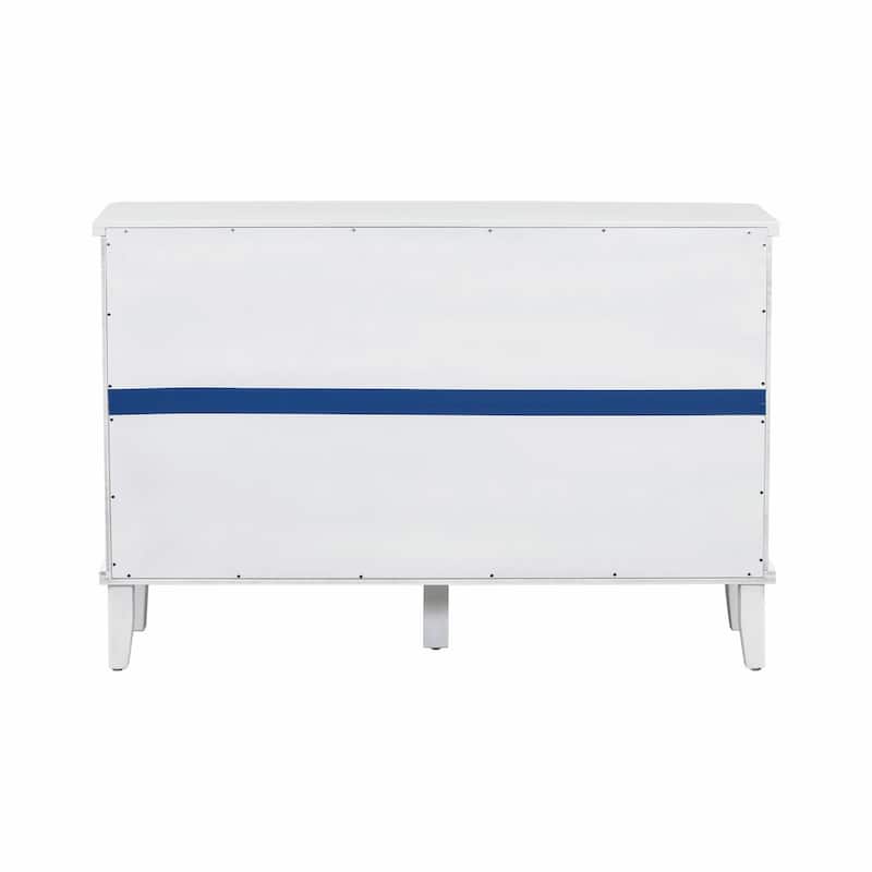 Fraxinus Mandschurica Cabinet with Three Acacia Solid Doors, Adjustable Shelves