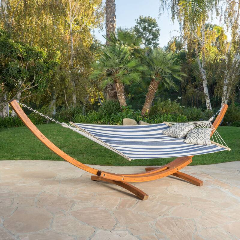 Richardson Outdoor Modern Hammock by Christopher Knight Home - 400 lb limit