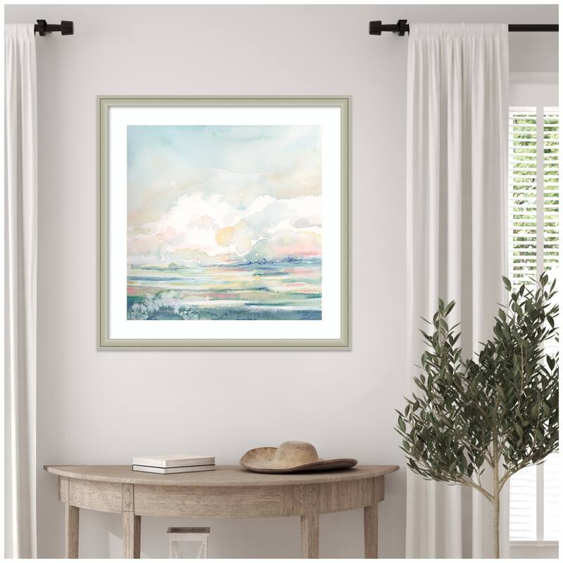Kate and Laurel Framed Art Stillness by Julie Maida