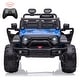 preview thumbnail 1 of 26, 2 Seaters 20" Large Seat 24V Kids Ride On Car with Remote Control Blue