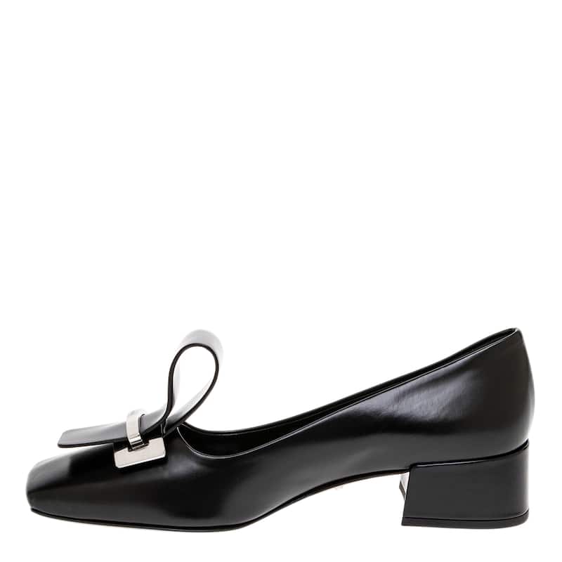 Prada Brushed Leather Pumps