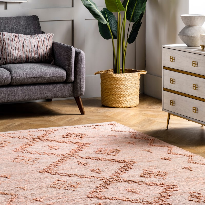 Nuloom Julianne Handmade High-Low Jute Moroccan Area Rug