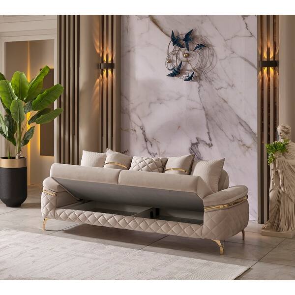 Osimhen 3 Pieces Living Room Set 2 Sofa 1 Chair
