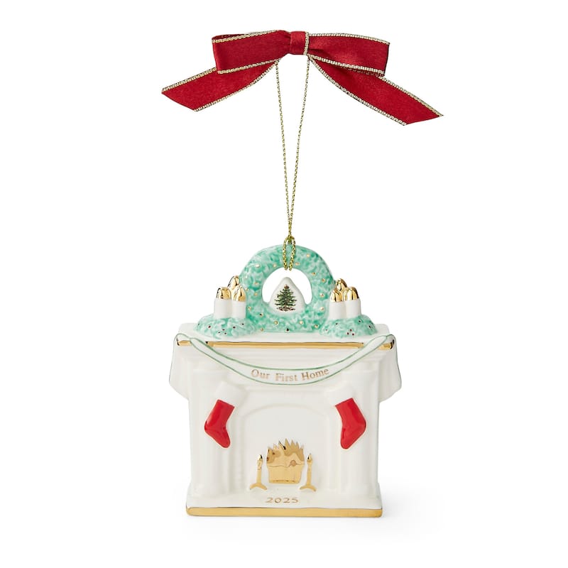 Spode First Home Fireplace Ornament 2025 - Multi