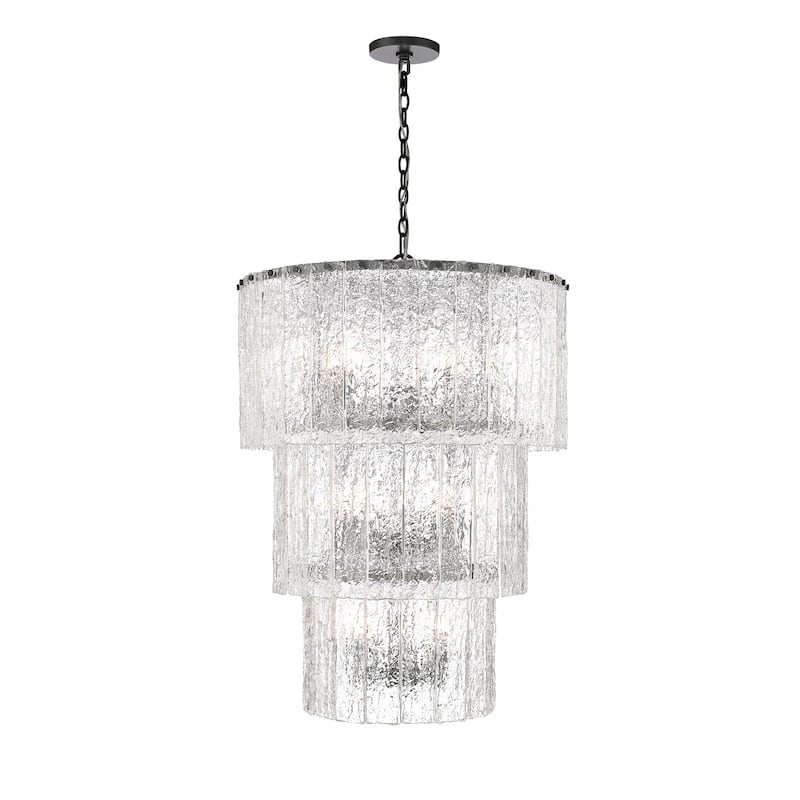 Z-Lite Glacier 12 Light Chandelier