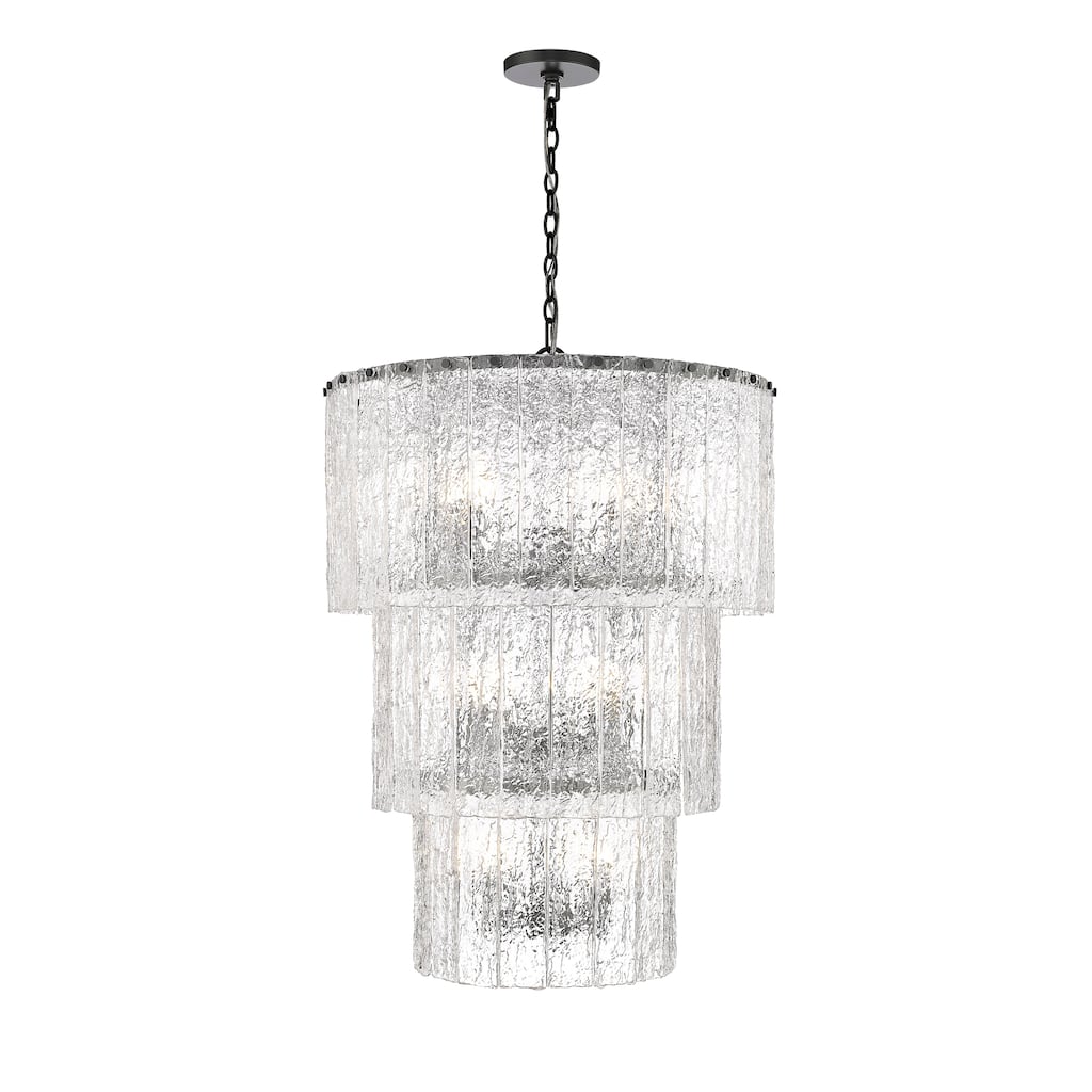 Z-Lite Glacier 12 Light Chandelier