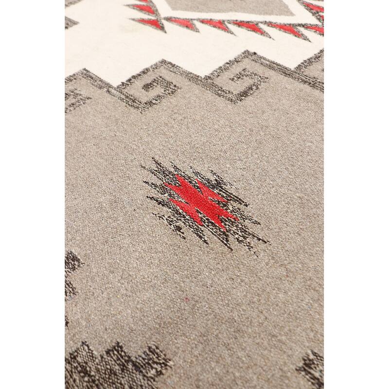 Pasargad Home Tuscany Reversible Wool Ivory Area Rug - 4'11'' X 7' 3''