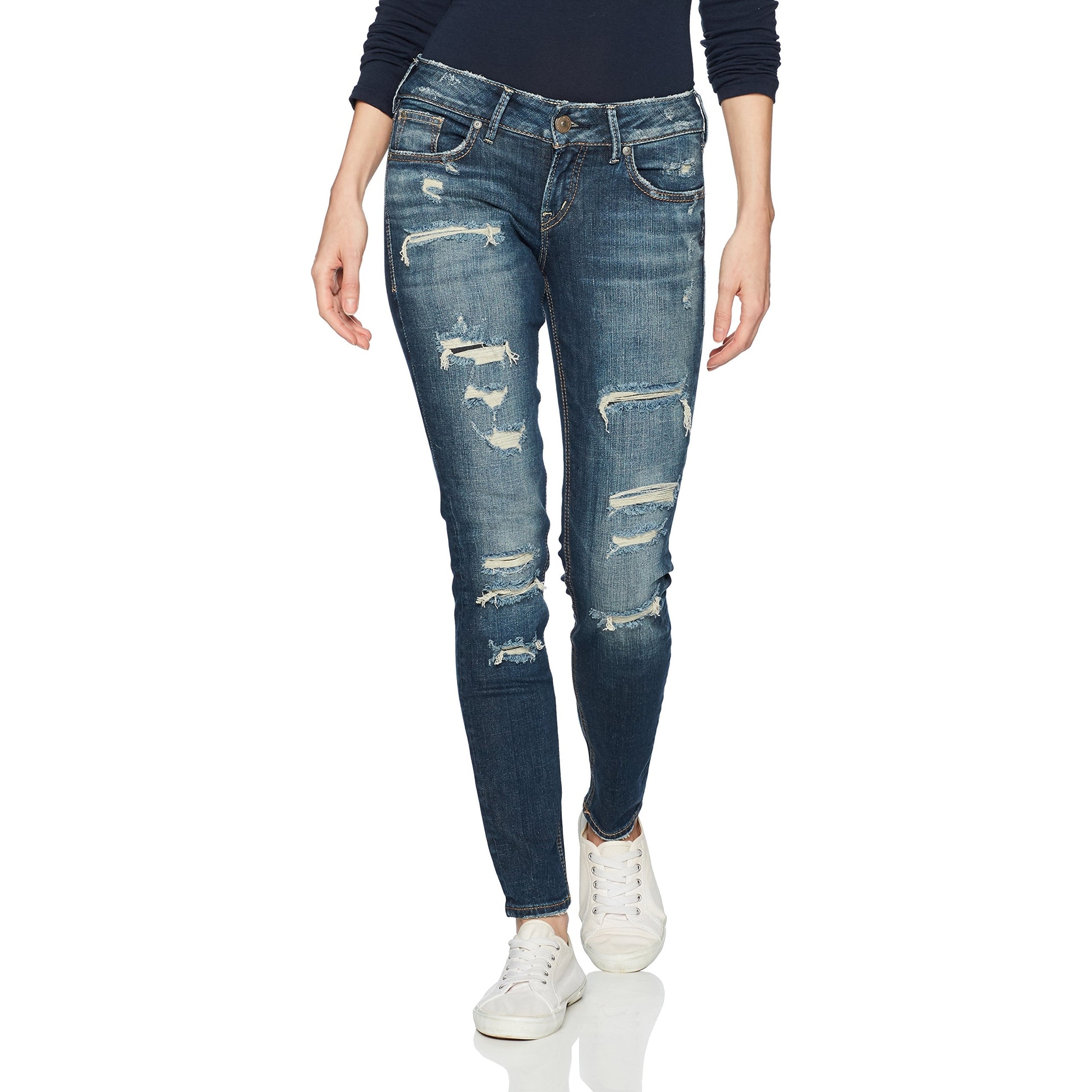 suki silver skinny jeans