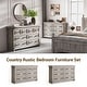 preview thumbnail 7 of 16, 8 Drawers Dresser Chests for Bedroom, 55" Wide Wood Rustic Chest of Drawers