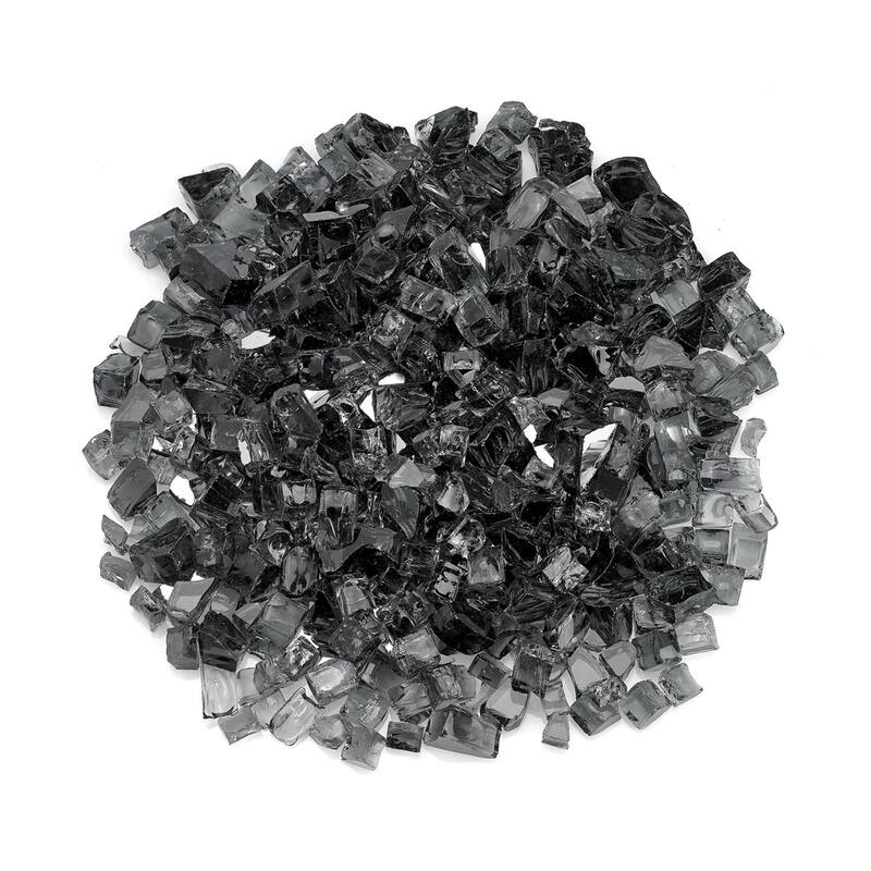 10 Lb. Reflective Fire Glass by AMS Fireplace - Grey