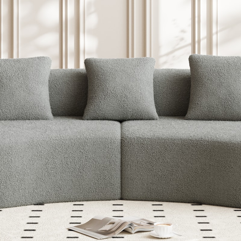 Modern Velvet 5-Seater Sofa for Living Room and Bedroom,Offices and Apartments