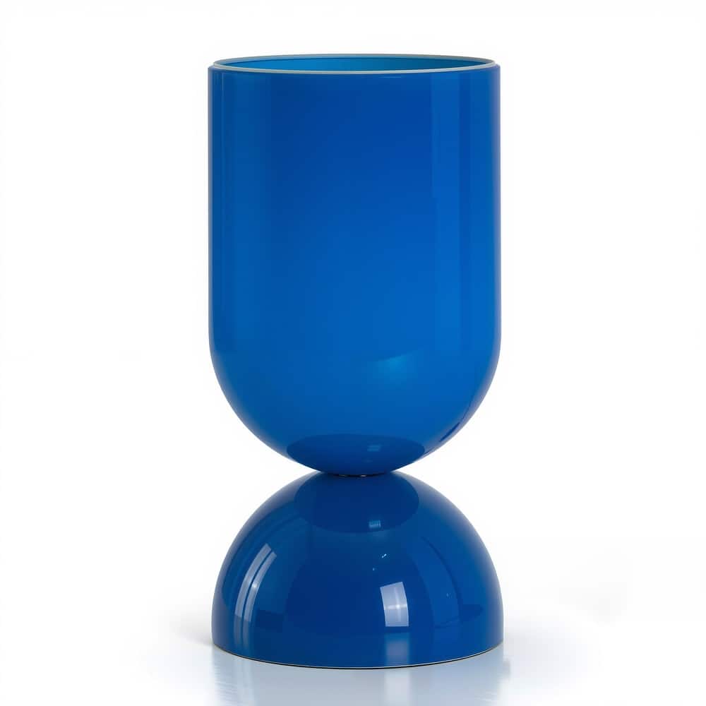 9 in. Modern Glass Small Table Lamp with E12 Base (Bulb not included)