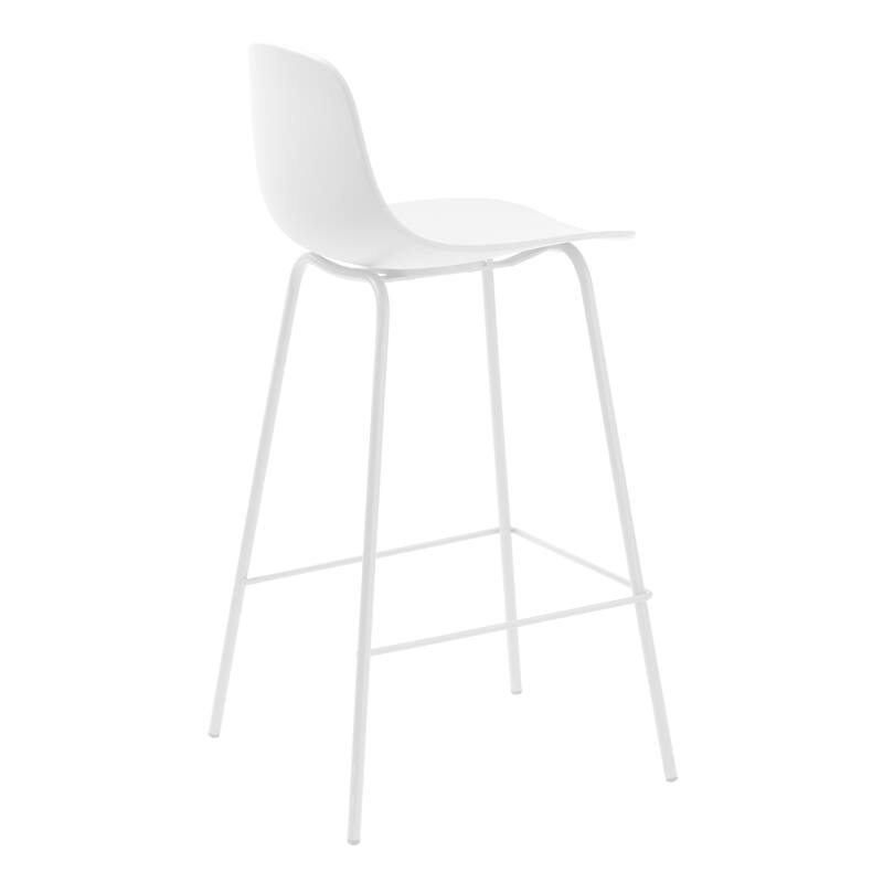 Rye Studio PVC Chairs with Matching Steel Legs, Set of 2
